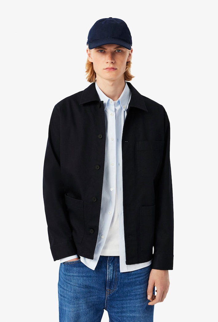 Lacoste Cotton Overshirt Jacket