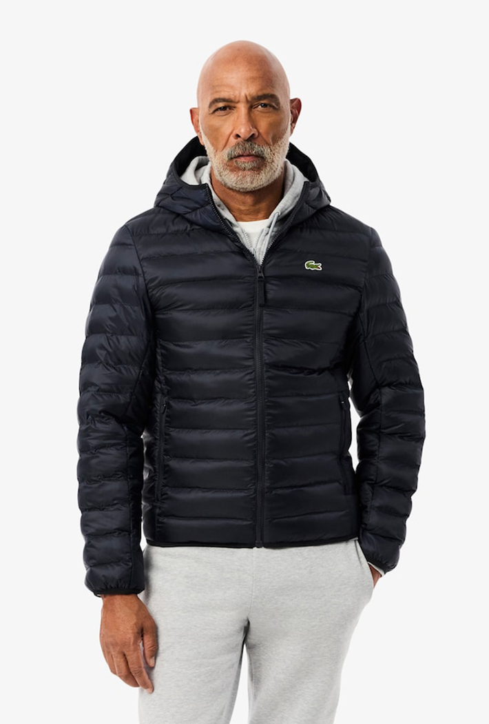 Lacoste Water-Repellent Quilted Puffed Jacket