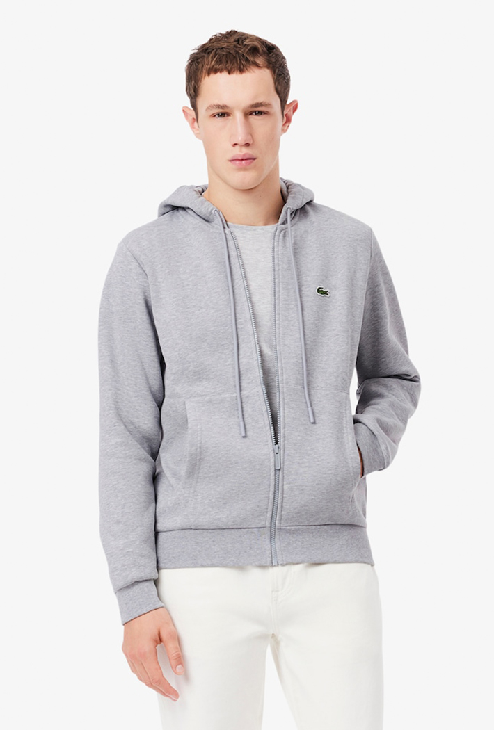 Lacoste Zip-Up Fleece Hoodie