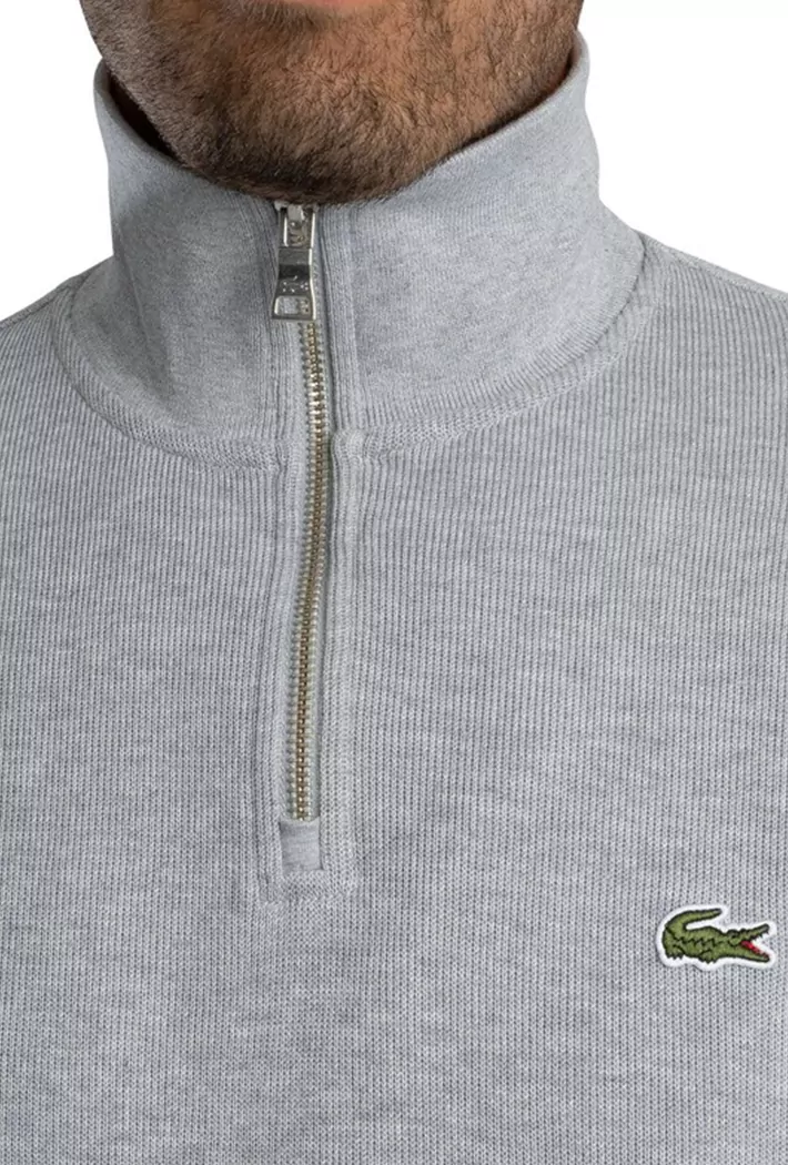 Lacoste Men's Zip-Up High Neck Interlock Sweatshirt - Image 2