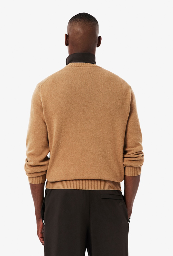 Lacoste Carded Wool Crew Neck Sweater - Image 3
