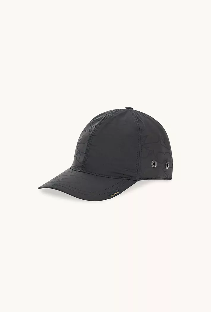 Paul & Shark Baseball Cap with Sharks All-Over Print